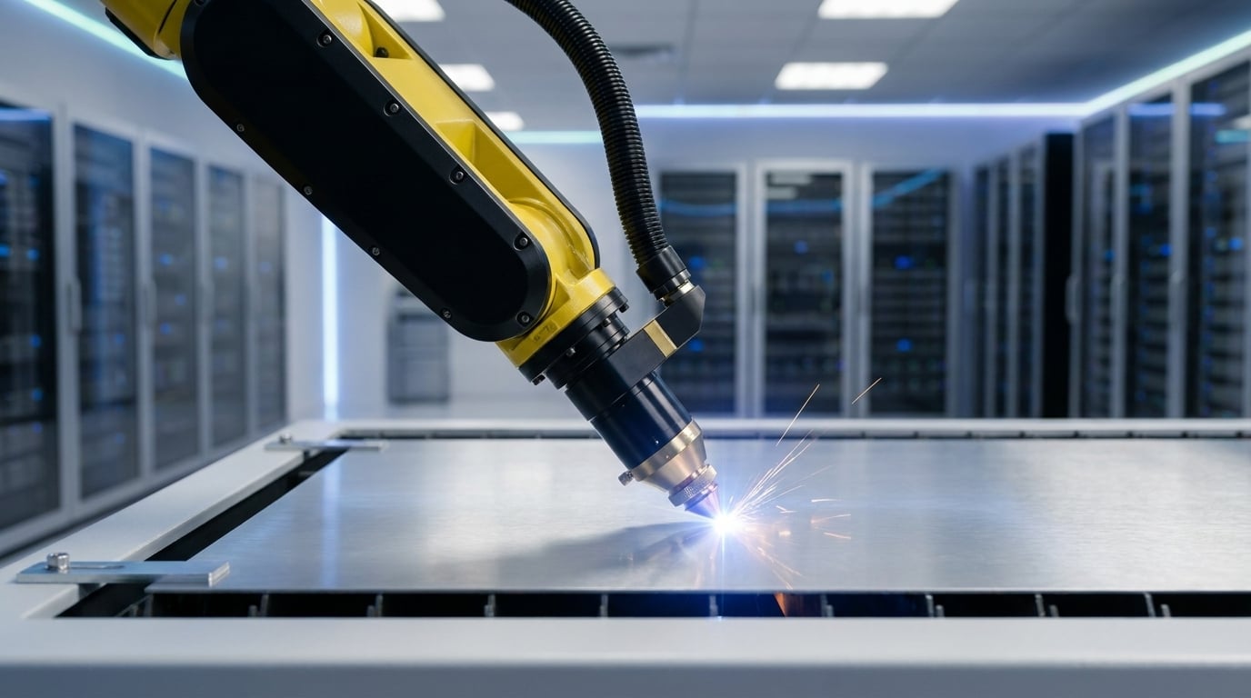 Sheet Metal Laser Cutting for Data Centers